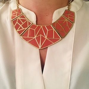 Geometric Bib Necklace